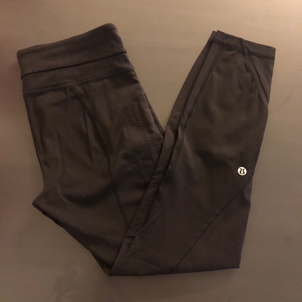 Lululemon leggings with mesh accents - 6
